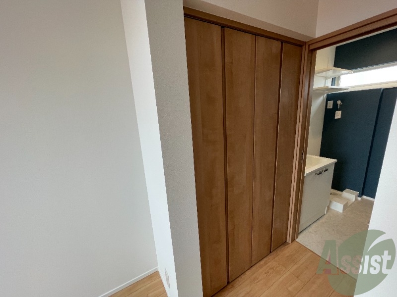 収納　ここに収納があります。収納があると部屋が広く使えます。