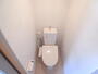 トイレ　ゆったりとした空間のトイレです