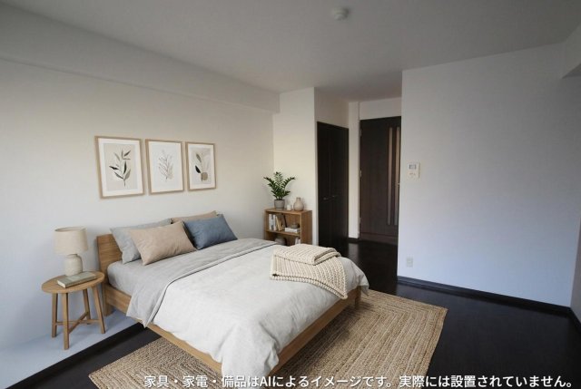 居室・リビング　※家具・家電・備品等はＡＩ画像生成により配置礼を示したもので