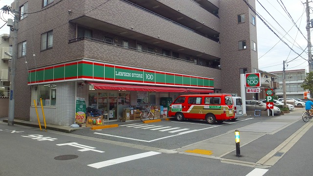 コンビニ　ローソンストア100 LS市川末広二丁目店（コンビニ）まで280m
