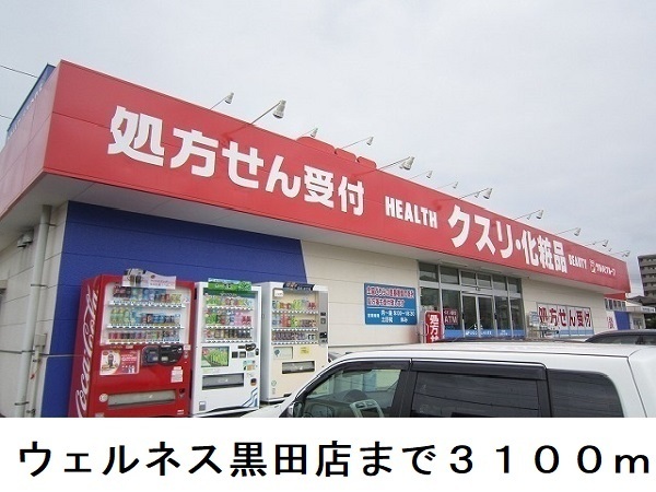 ドラックストア　ウェルネス黒田店（ドラッグストア）まで3100m