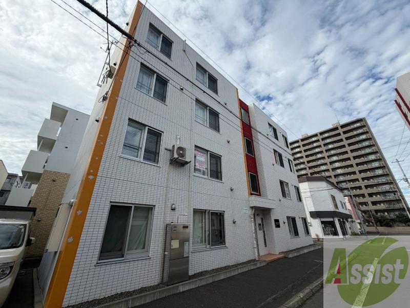 建物外観　札幌市西区二十四軒「キューブ二十四軒４・４」