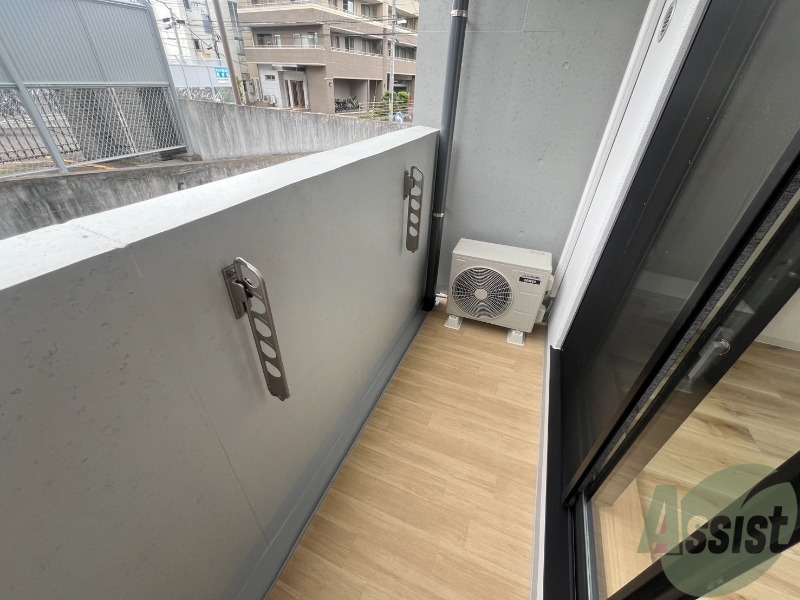 バルコニー　バルコニーが広いとお洗濯物も干しやすいですね★