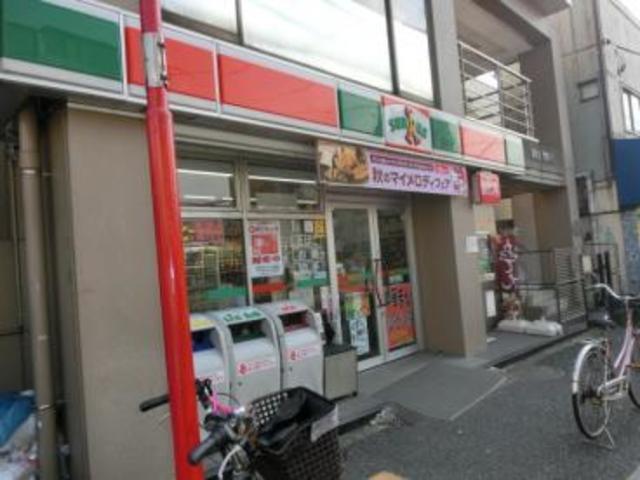 コンビニ　サンクス新井薬師南口店（コンビニ）まで117m