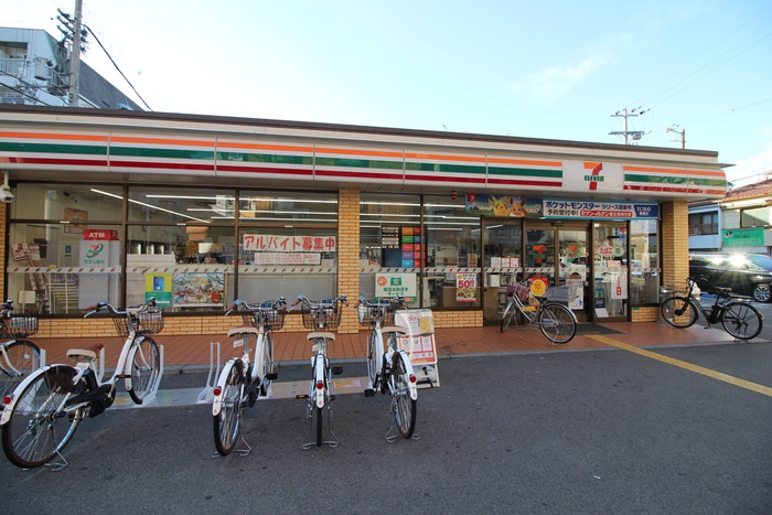 コンビニ　セブンイレブン大阪中加賀屋３丁目店（コンビニ）まで250m