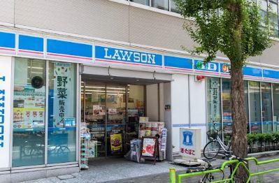 コンビニ　ローソン 日本橋蛎殻町一丁目店（コンビニ）まで91m