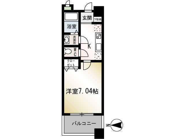 小田急小田原線 東海大学前駅 徒歩2分 3階建 築11年の間取り写真