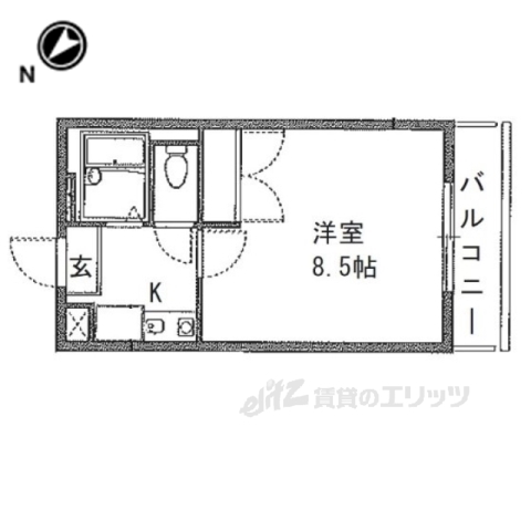 レオパレス枚方堂山の間取り写真