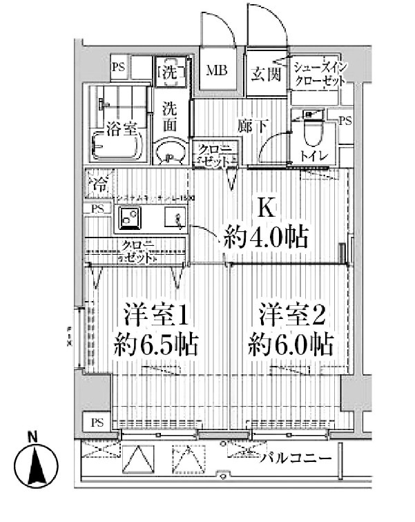 HF東中野レジデンスの間取り写真