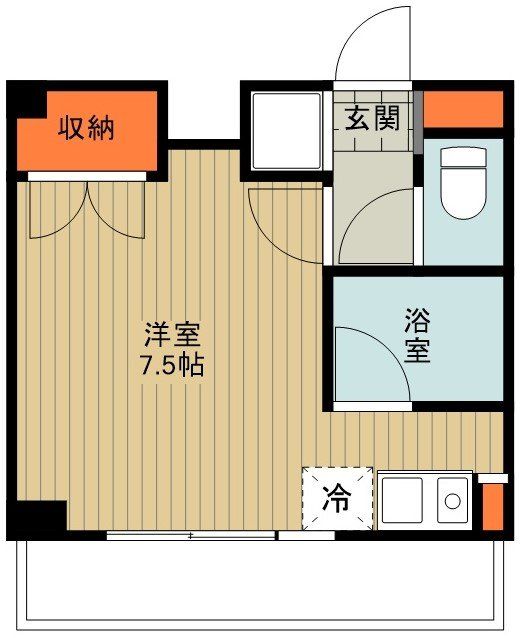 ウィン高尾の間取り写真