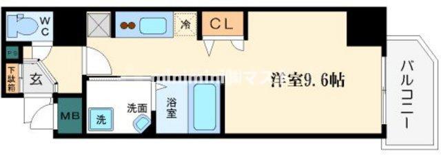 ベルエ難波西の間取り写真