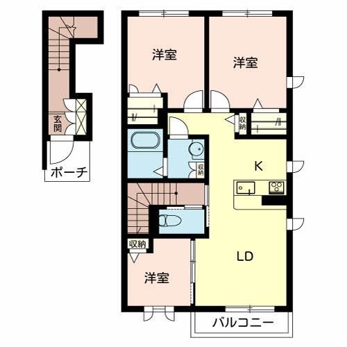 シャーメゾン緑が丘の間取り写真