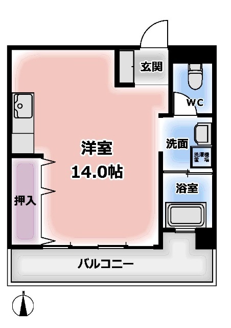 丸福ビルの間取り写真