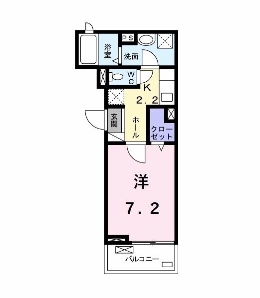 カントリー千現の間取り写真