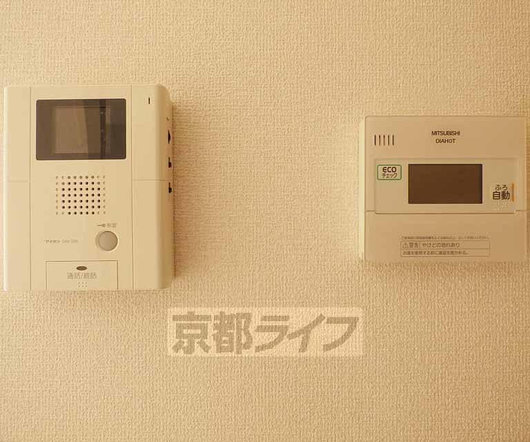 セキュリティ　モニター付きです
