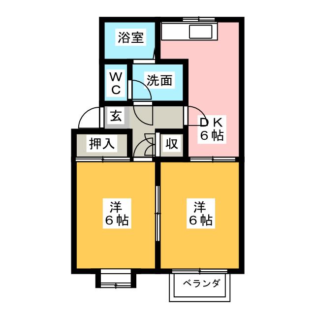 コージーフラットの間取り写真