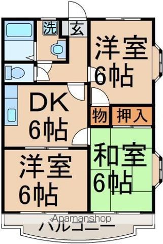 グランドール新町の間取り写真