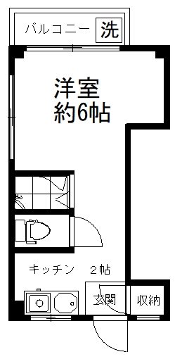 コーポ北澤の間取り