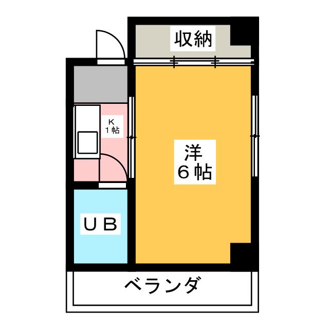 コーポ岡部花塚の間取り