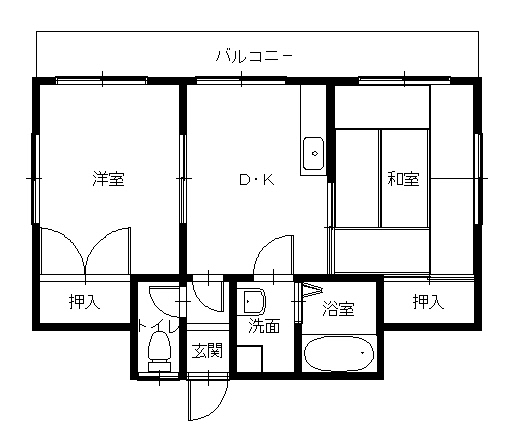 長崎県西彼杵郡長与町高田郷（マンション）の賃貸物件の間取り