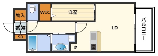 LaSante　梅田北（旧オリーブコート）の間取り