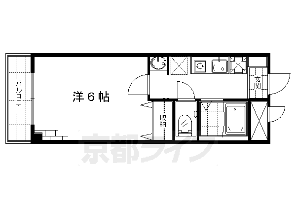 アルカサール成町の間取り