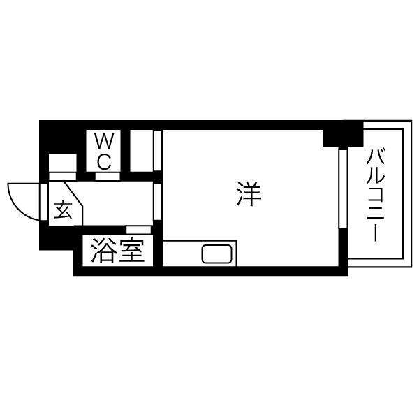 クリオ琴似ファーストの間取り