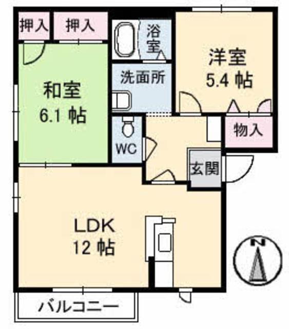 コートＭＴ　　Ｃ館の間取り