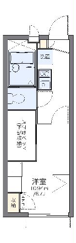 レオパレスジョーウンIII番館の間取り