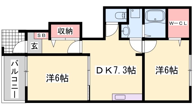 ラフィネメゾンの間取り