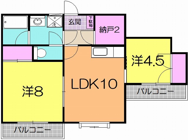 メゾン・ド・栄光の間取り