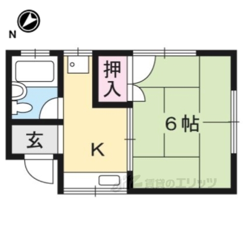 サントピアハイツの間取り