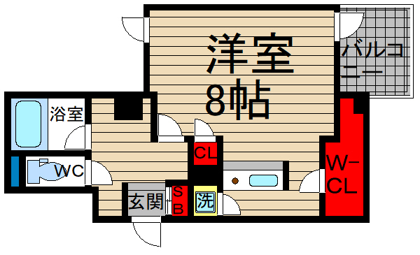 サンライズヒルズ上町台地の間取り