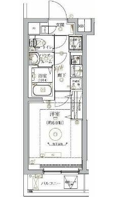 ベルシード武蔵小杉ノースの間取り