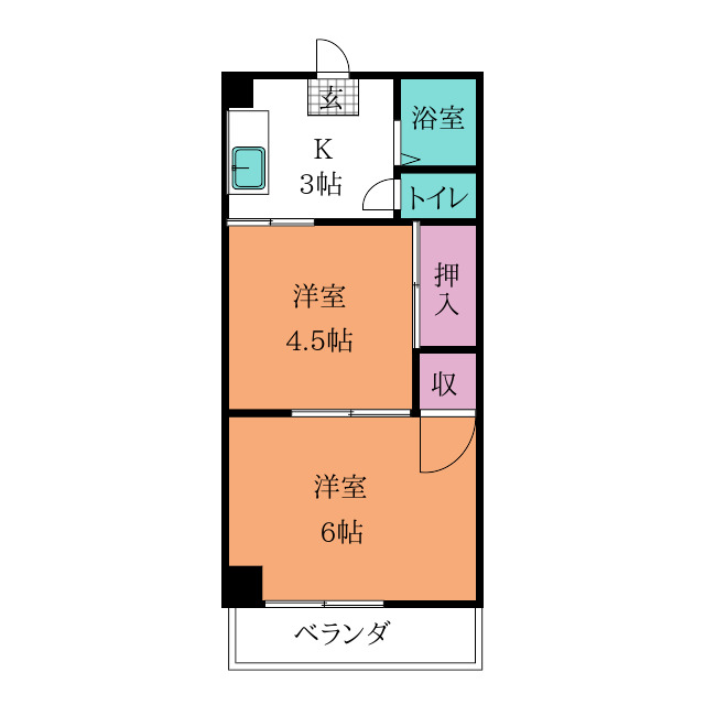 北浦和レジデンスの間取り