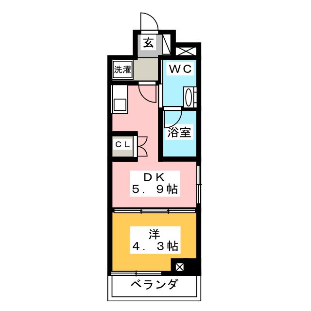 オーキッドレジデンス住吉の間取り