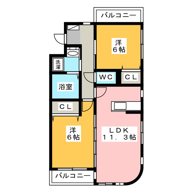 【桜台マンションの間取り】