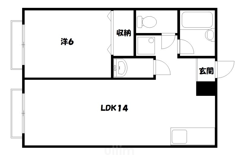 【アタカハイツの間取り】