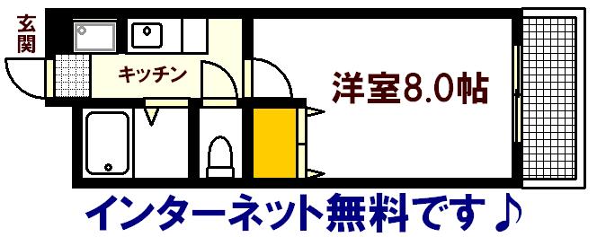 メゾンソレイユの間取り