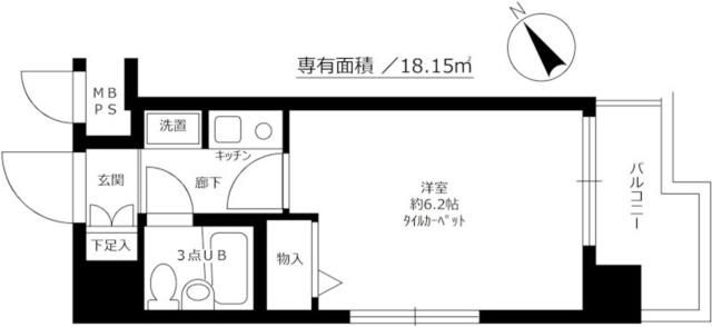 ライオンズマンション相模大野第６の間取り