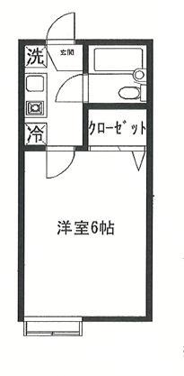 Ｂ－ハイツの間取り