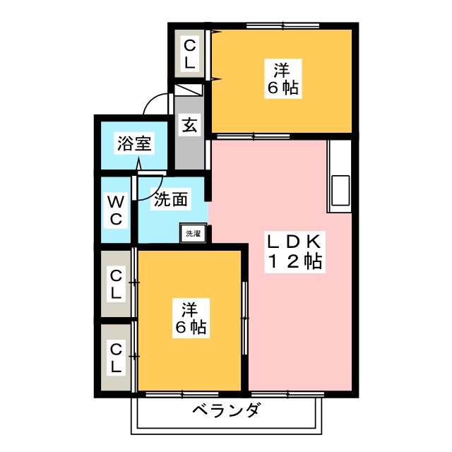 サクセス石川Ｄの間取り