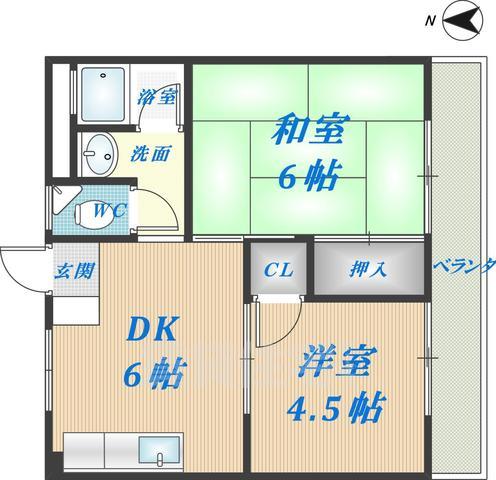 裕希栄マンションの間取り