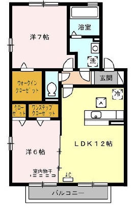 リビングタウン富士　Aの間取り