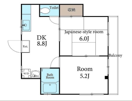 ヒカリハイツの間取り