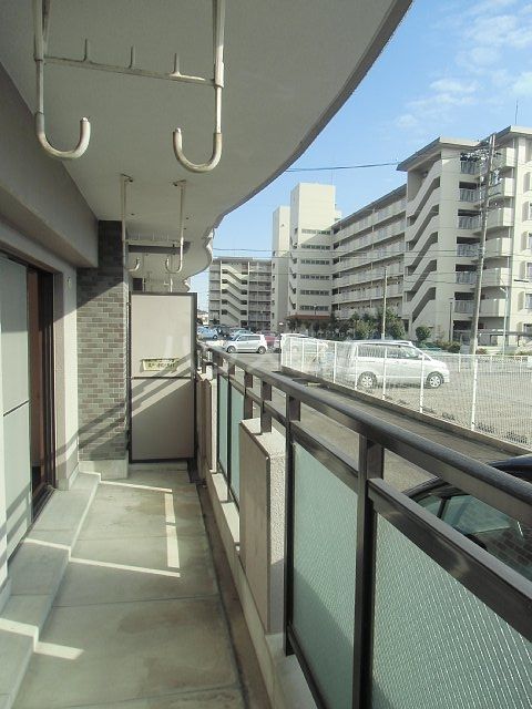 【名古屋市西区清里町のマンションのバルコニー】