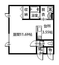 ポラリスII（美瑛）の間取り