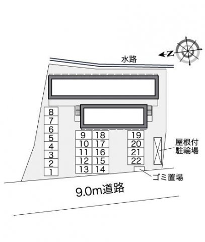 【レオパレスアシャラーデ　タナカのエントランス】