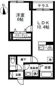 仮称)坂戸市中富町PJII棟の間取り