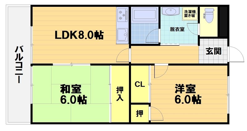 ルシエール川豊の間取り